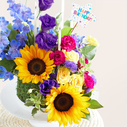 Star of the Day Floral Cake –  B Floral, Coalville UT