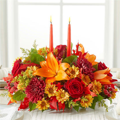 Autumn's Embrace Centerpiece –  B Floral, Coalville UT