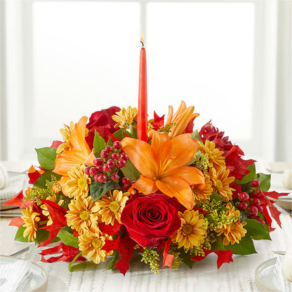 Autumn's Embrace Centerpiece –  B Floral, Coalville UT